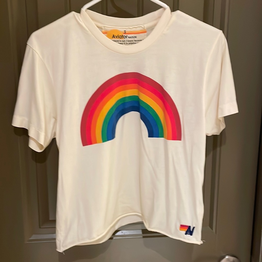 Aviator Nation Boyfriend Tee Size Small